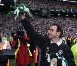 Martin O'Neill With Cup